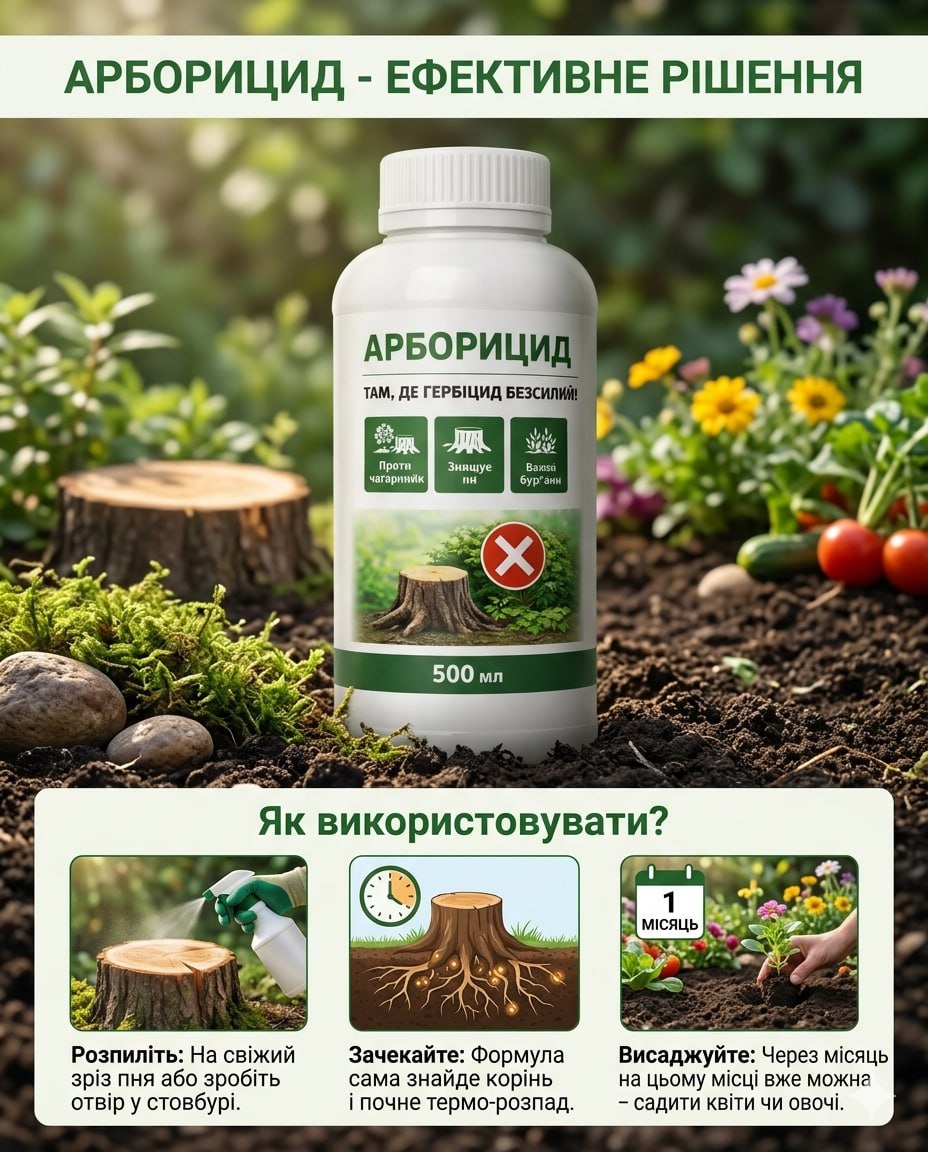 Переваги Арборициду