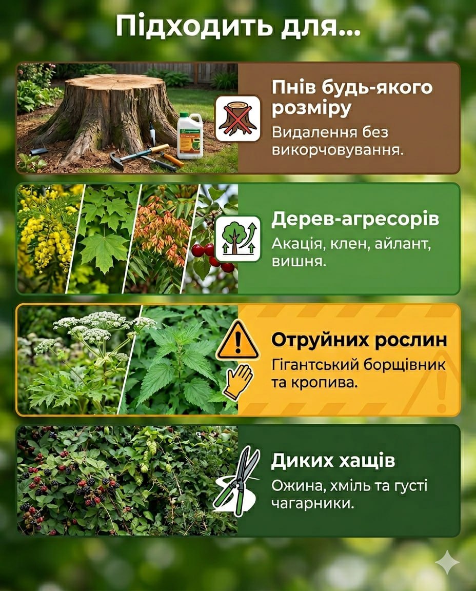 Переваги Арборициду